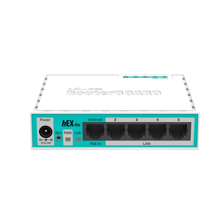 دیتاشیت روتر 5 پورت مگابیت میکروتیک مدل RB750r2 - hEX lite