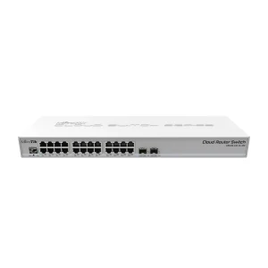 کلود روتر سوییچ 24 پورت میکروتیک مدل CRS326-24G-2S+RM