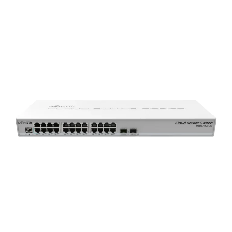 کلود روتر سوییچ 24 پورت میکروتیک مدل CRS326-24G-2S+RM