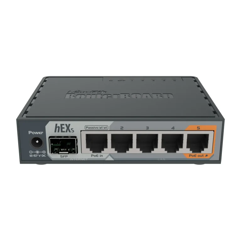 روتر و اکسس پوینت بی‌سیم میکروتیک مدل RB760iGS - hEX S