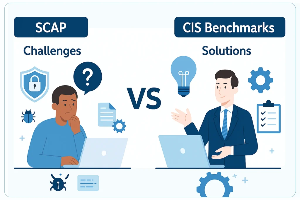 چالش‌ها و راهکارها در پیاده‌سازی SCAP و CIS Benchmarks